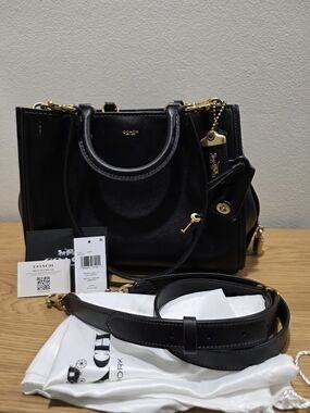 Coach Rogue 31 in Black (NWT)